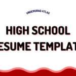 The best High School Resume Template for College Applications. Fully editable & Free.