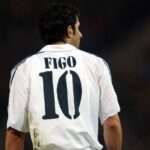 LUIS FIGO REAL MADRID CF HAMPDEN PARK GLASGOW 15 May 2002