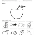 Letter A Cutting Worksheet