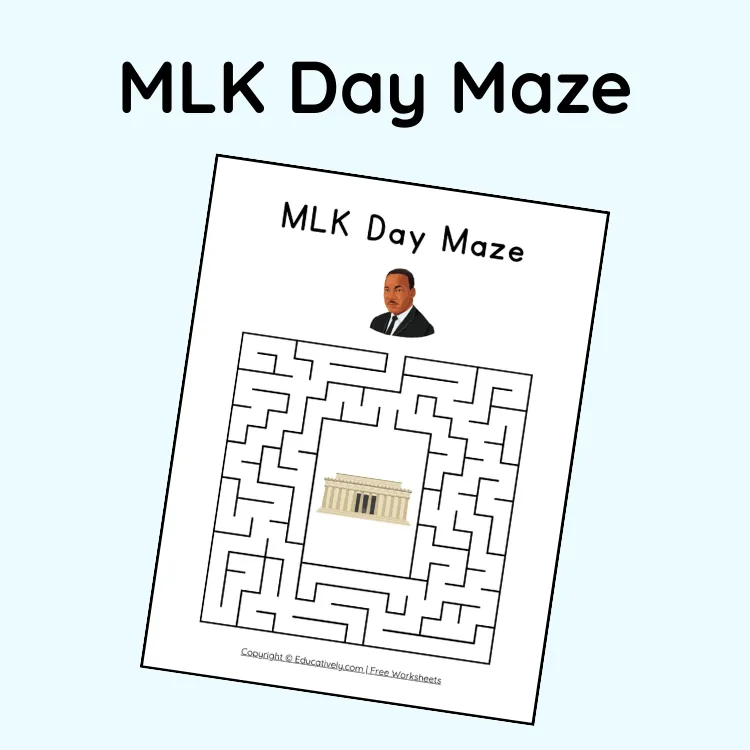 MLK Jr Day Maze